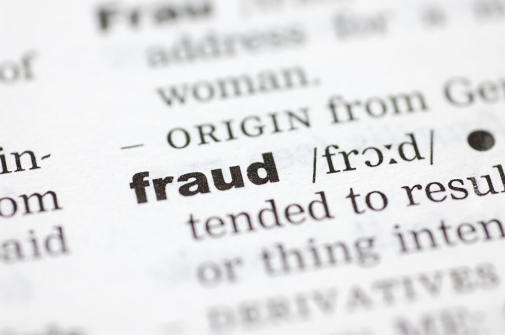 Fraud Dictionary - Image cred: NationalMortgageProfessional.com.